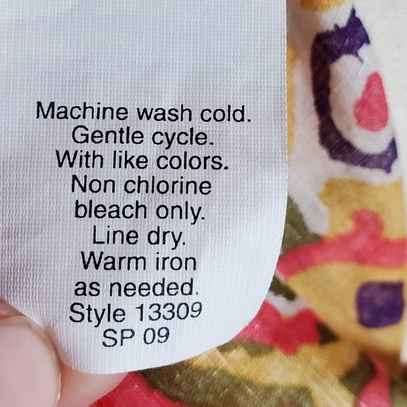 J.Crew Boho Cotton T-Shirt Ribbon, Floral sz 6 - Picture 8 of 11